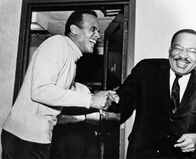 Harry Belafonte and Martin Luther King