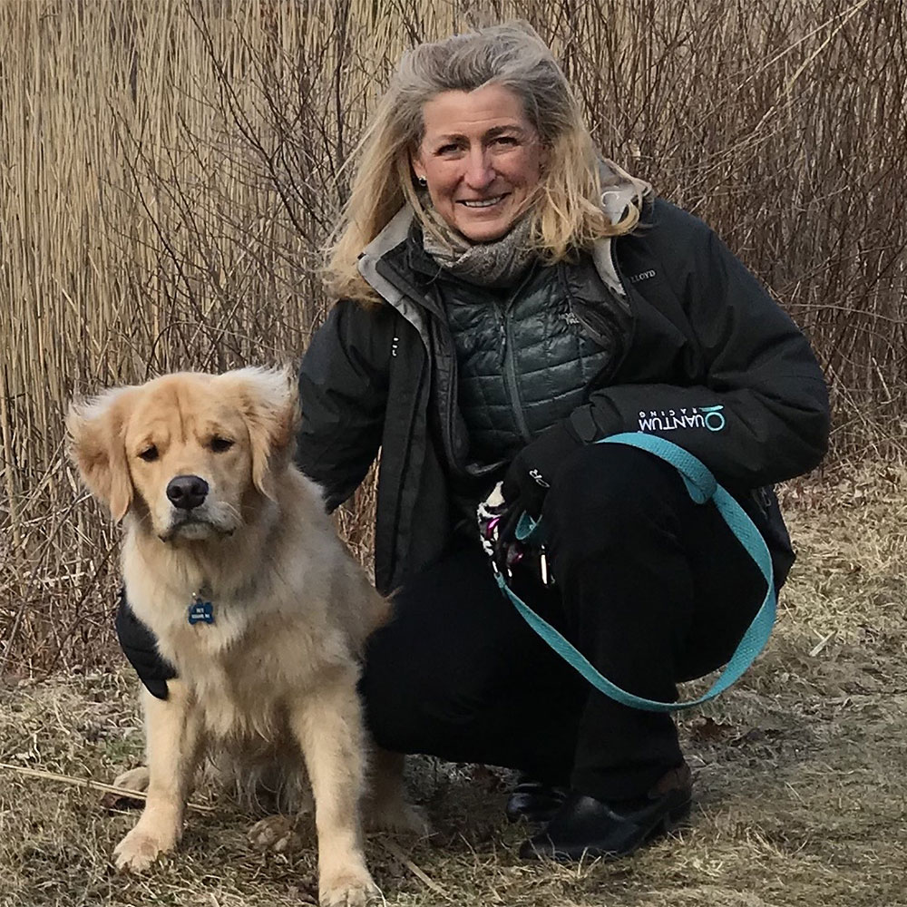 Linda Lindquist and Sky